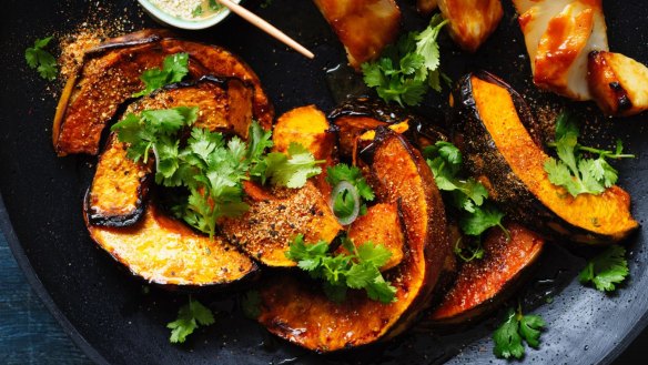 Neil Perry's Japanese-spiced pumpkin.