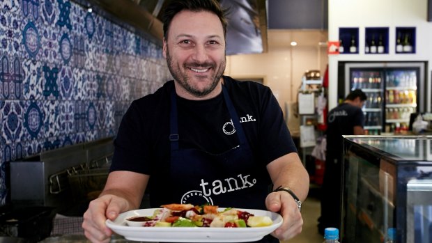 Bill Makris, the owner of Tank Fish & Chippery, has introduced a credit card surcharge to help cover his costs.