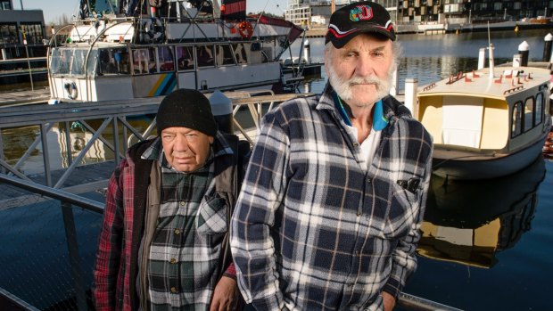 Boat owners John Arganese (left) and Jim Paterson (right) say issues at Kingston Harbour need to be sorted.
