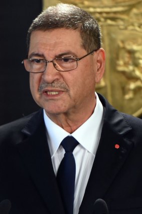 Tunisian Prime Minister Habib Essid.