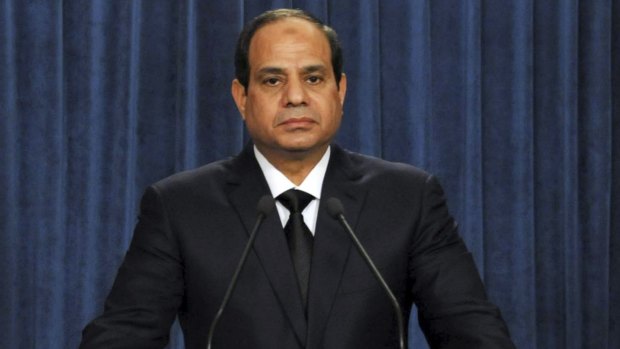 Egyptian President Abdel Fattah al-Sisi in Cairo.