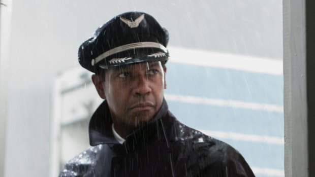 Denzel Washington in <i>Flight</i>.