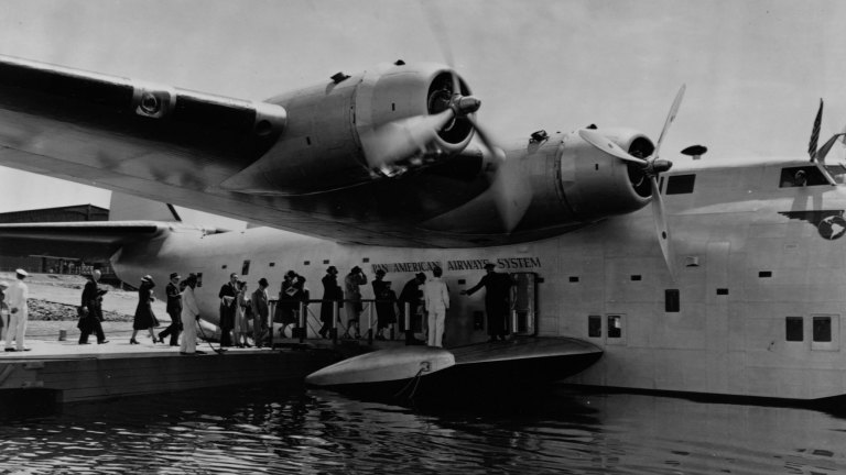 Pan Am'S Pacific Clipper, Boeing 314, 'Flying Boat': The World'S First  Around-The-World Commercial Flight
