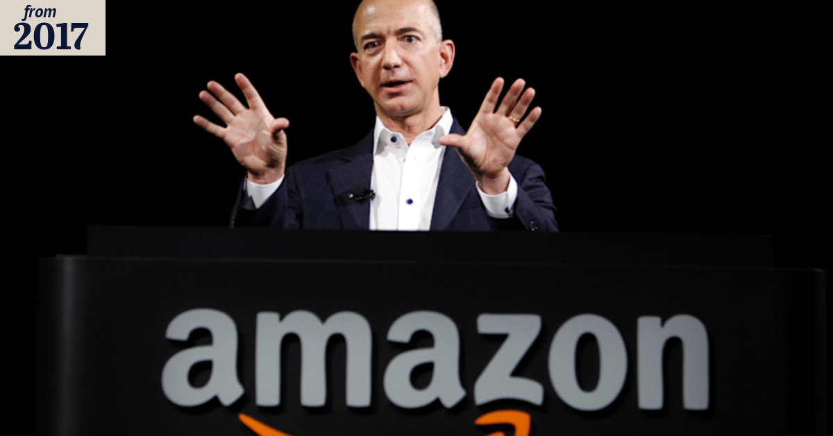 Amazon five-minute share surge worth $4.4 billion for Jeff Bezos