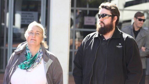 Amanda Bond and her son attended court after her daughter's death.