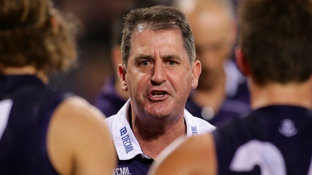 The Dockers have backed Ross Lyon to lead their rebuild.