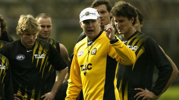 Danny Frawley, who coached Richmond to their last preliminary final in 2001, says the Tigers can win the flag this season. 