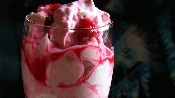 Raspberry fool is a simple and delicious summer dessert.