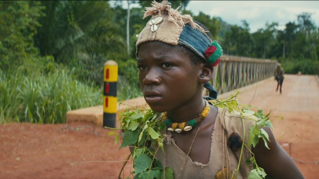 Abraham Attah as Agu in <i>Beasts of No Nation</i>.