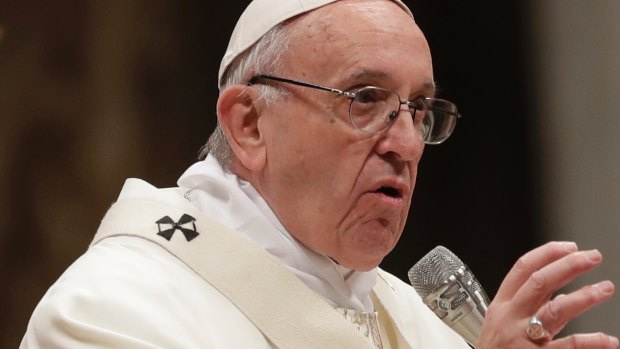 "Work gives us dignity": Pope Francis appeals to managers' morals.