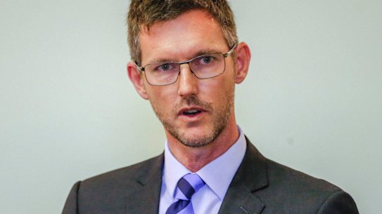 Energy Minister Mark Bailey was under fire earlier this month for deleting a private email account following reports he was contacted at the address by the Electrical Trades Union over the merger of Energy Super and Victoria's Equip Super.