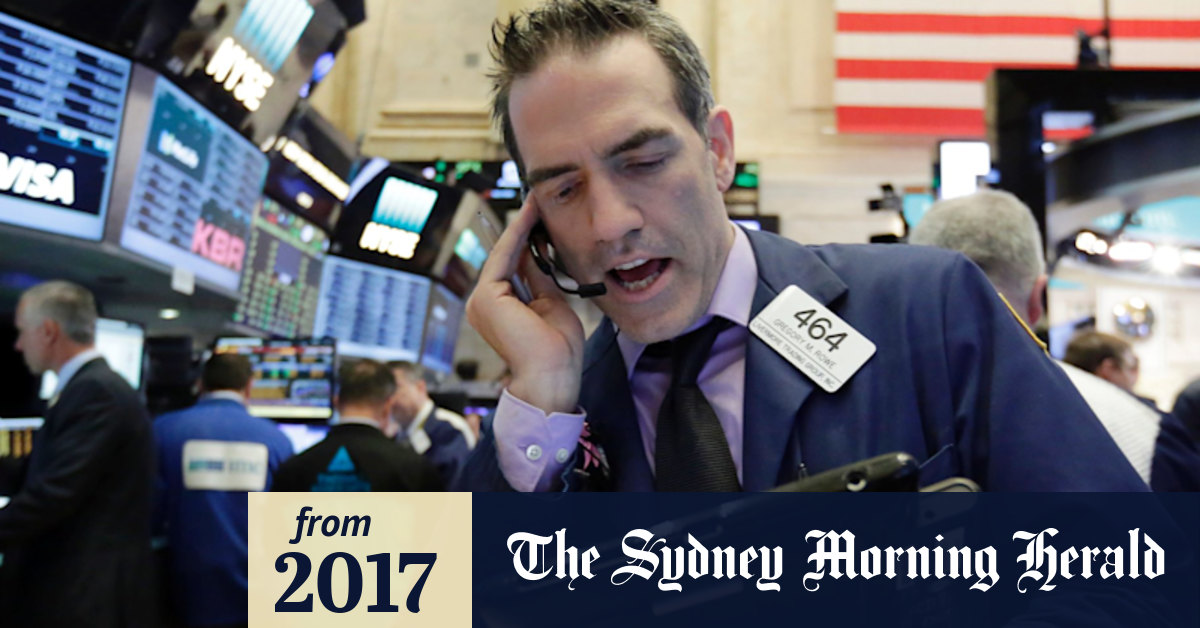 Wall Street tumbles as investors flee latest Trump crisis