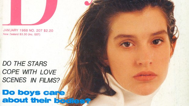 Kate Fischer on the cover of Dolly magazine