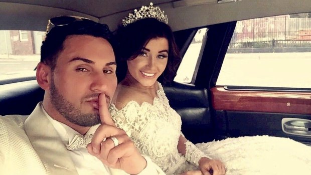 Mehajer and his wife Aysha pictured at their wedding in August 2015. 