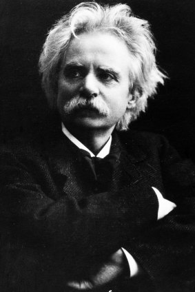 Norwegian composer and pianist Edvard Grieg. 