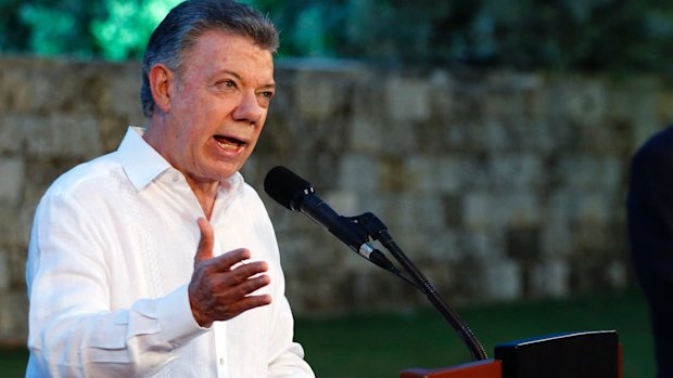 Colombia's President Juan Manuel Santos.