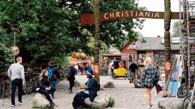 The bold social experiment that is Christiania in Copenhagen. 