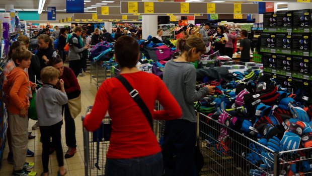 Saturday is Aldi's craziest day of the year. 