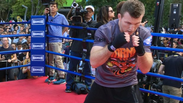 Ready to rumble: Jeff Horn is in perfect condition for Sunday's fight.