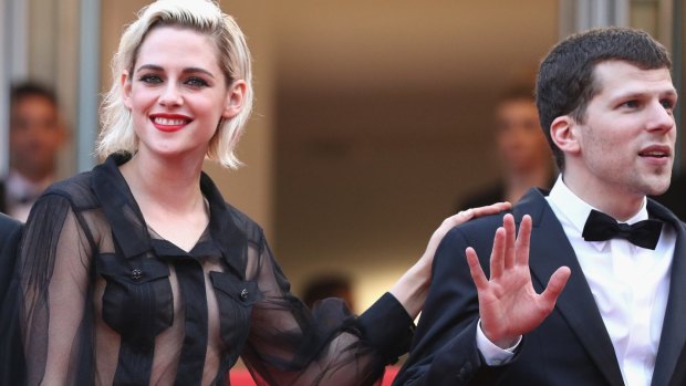 Kristen Stewart and actorJesse Eisenberg attend the "Cafe Society" premiere and the Opening Night Gala during the 69th annual Cannes Film Festival at the Palais des Festivals on May 11, 2016 in Cannes, France.  