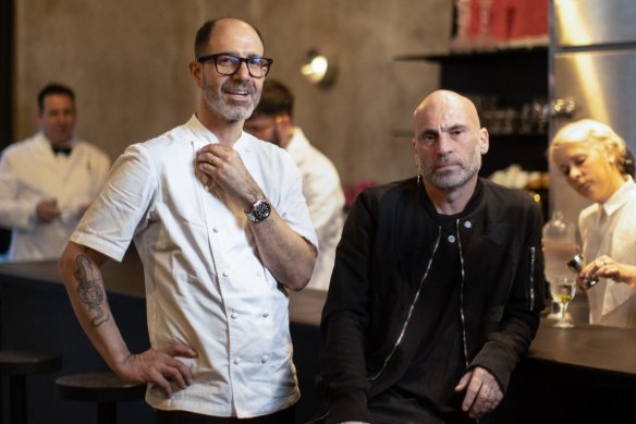 Co-owners Joe Vargetto (left) and Maurice Terzini at Cucina Povera Vino Vero.