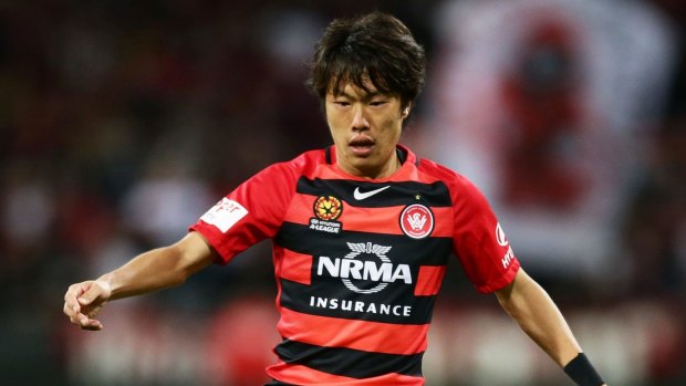 Jumpei Kusukami is one of two foreign players from the Asian Football Confederation who are playing in the A-League.
