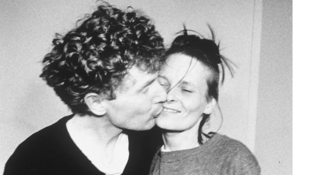 Cutting Edge: Westwood with her then boyfriend, punk rock svengali Malcolm McLaren, in 1981
