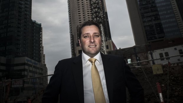 Matthew Guy in 2014, when he was planning minister.