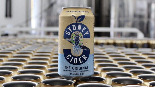A new can design for Sydney Cider's The Original, launching in early 2021.