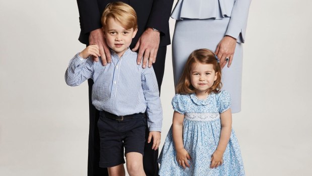 Prince William, Kate, and their children Prince George and Princess Charlotte.