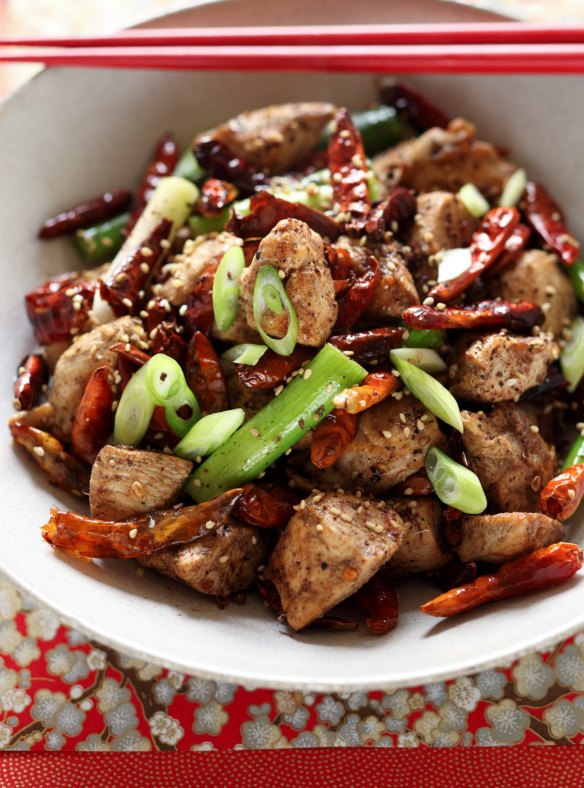 Chongqing chilli chicken.