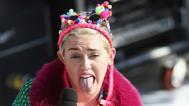Miley Cyrus: a proud member of the anti-blow-dry brigade. Photo: Getty Images