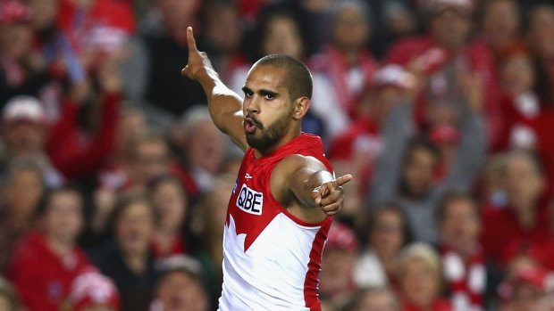 On the move: Lewis Jetta.