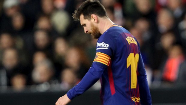 Denied: Lionel Messi at full time.