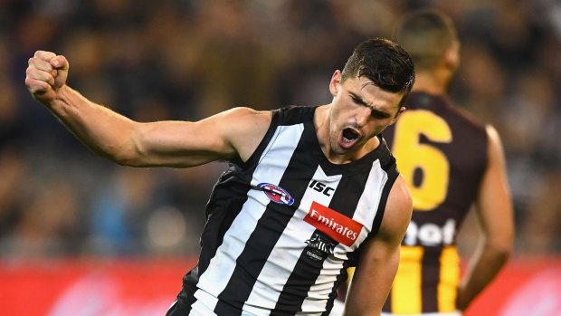 Mr Consistency: Collingwood's Scott Pendlebury will play his 250th game on Sunday.
