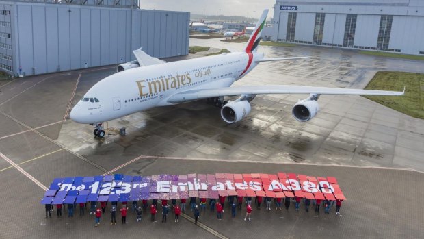 The last Airbus A380 prior to its delivery to A