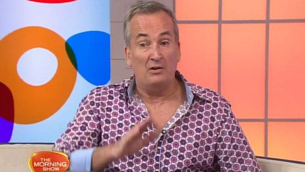 Glenn Wheeler still managed to crack plenty of jokes on The Morning Show.