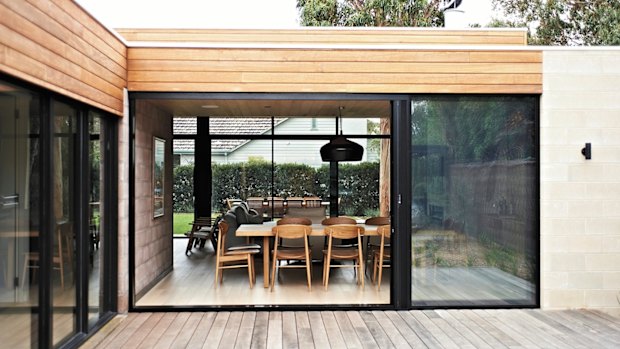 Smart retreat: the property makes the most of the seasons.