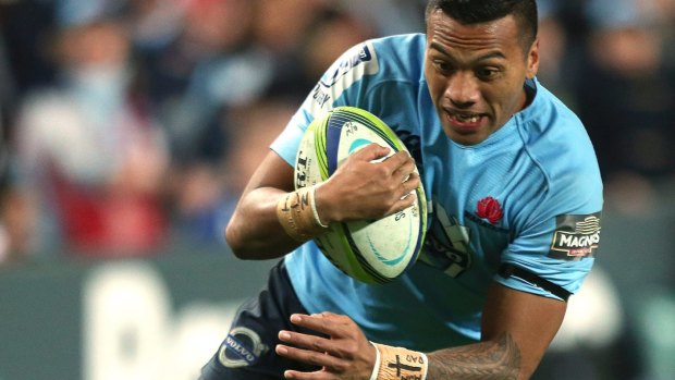On the move: Alofa Alofa in action for the Waratahs in 2014.