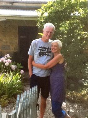 Brendan and Glendah Halliday at home.