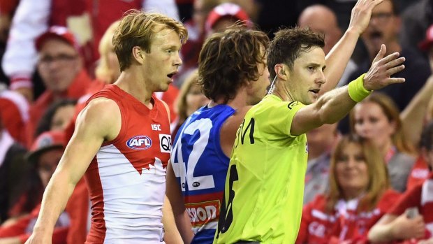 The deliberate rushed behind paid against Callum Mills remains one of the most memorable decisions of the season. 