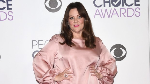 Actress Melissa McCarthy in the press room during the 2016 People's Choice Awards.