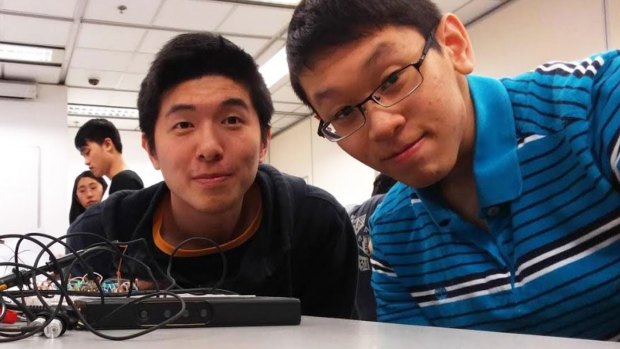 Wei Yang Tai (right) grew up in Queensland, but now studies electrical engineering at HKUST. 