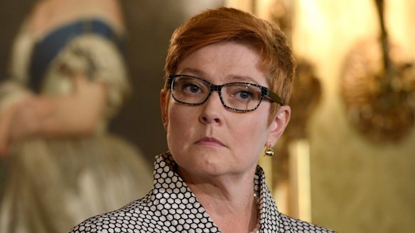 Defence Minister Marise Payne