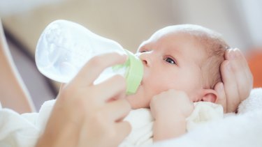 Infant formula sales in China are booming. 