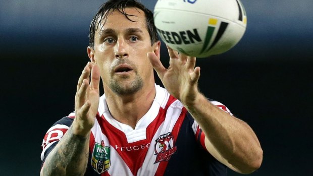 Ready for action: Mitchell Pearce.