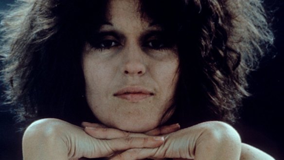 Germaine Greer in 1970, at the height of her  campaign for women's rights.