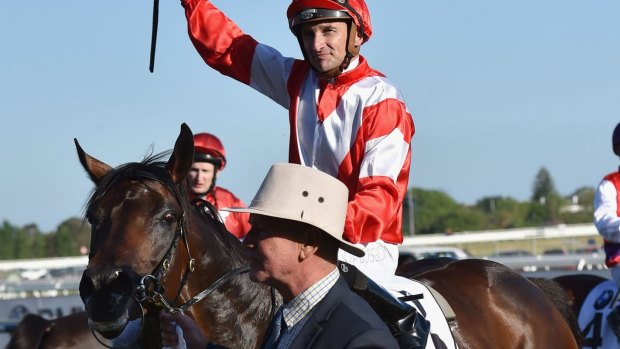 Ruled out: Caulfield Cup winner Mongolian Khan will miss the Melbourne Cup due to illness.
