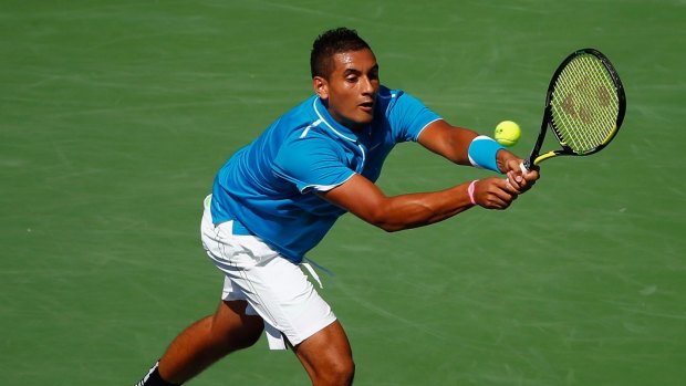 Nick Kyrgios lost his first ATP tour final.