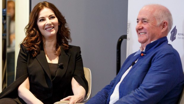 Nigella Lawson and Rick Stein at the launch of Margaret River Gourmet Escape at Crown Perth.